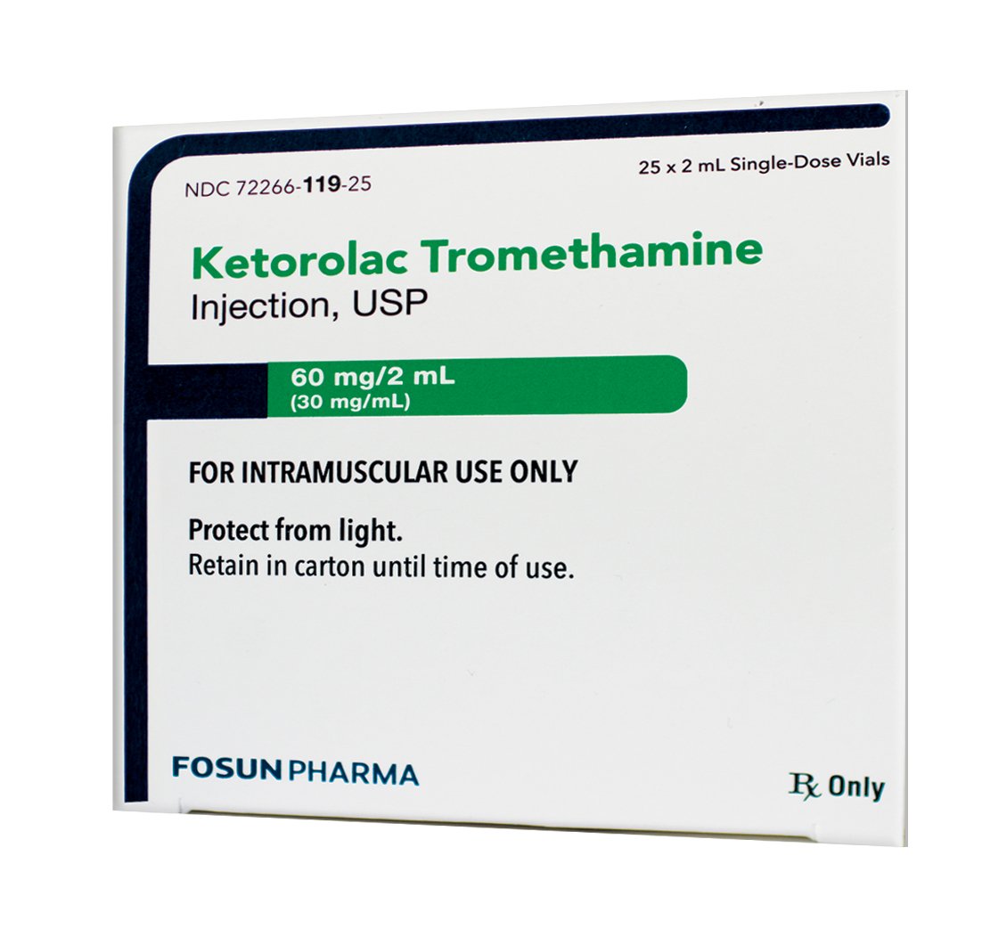 Ketorolac Tromethamine, Preservative Free 60 mg  .. .  .  